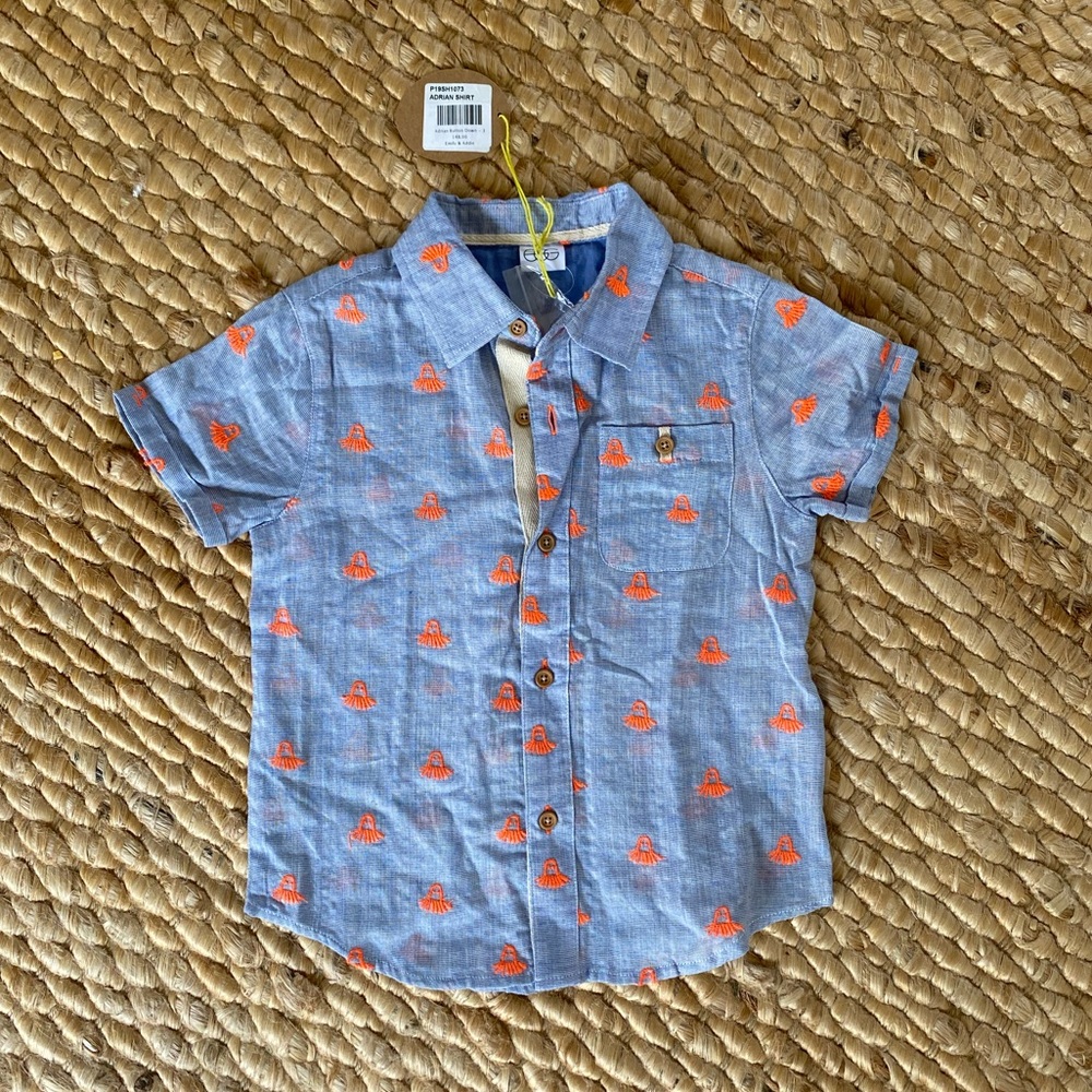 EGG Adrian shortsleeve button down